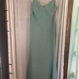 Lulu's Strapless Green Dress